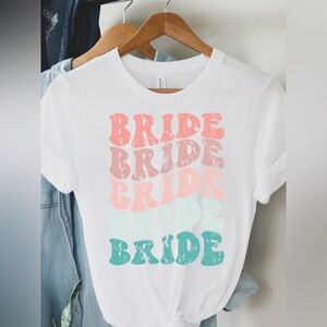 🔴Bride Wedding Bachelorette Tee